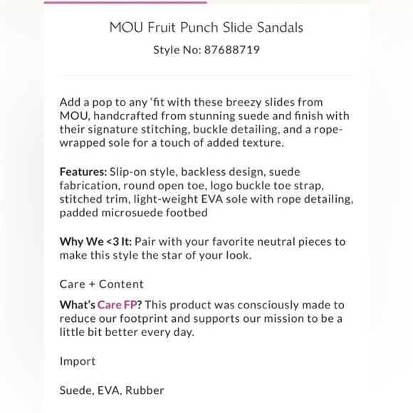 MOU Fruit Punch Slides Size 9.5 NIB - Picture 5 of 14